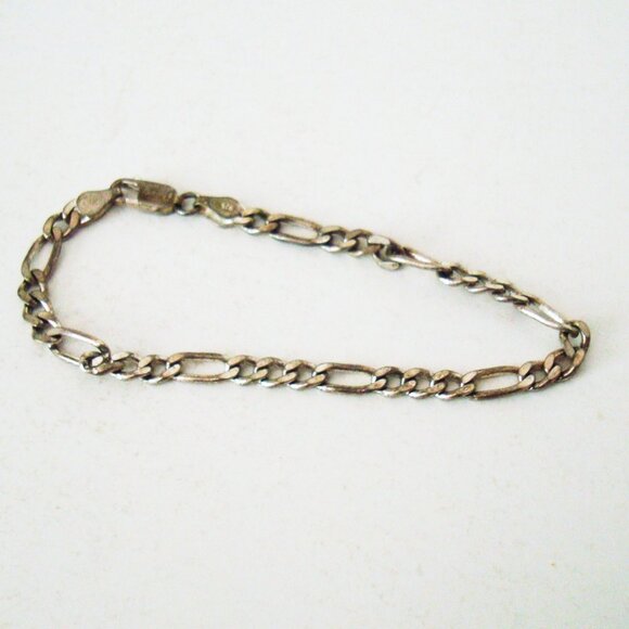 VGUC 925 Silver Bracelet Marked MJI Italy Pre-loved - Picture 1 of 9